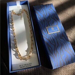 House of Harlow 1960 hardware Graduated Link Necklace hardcore necklace